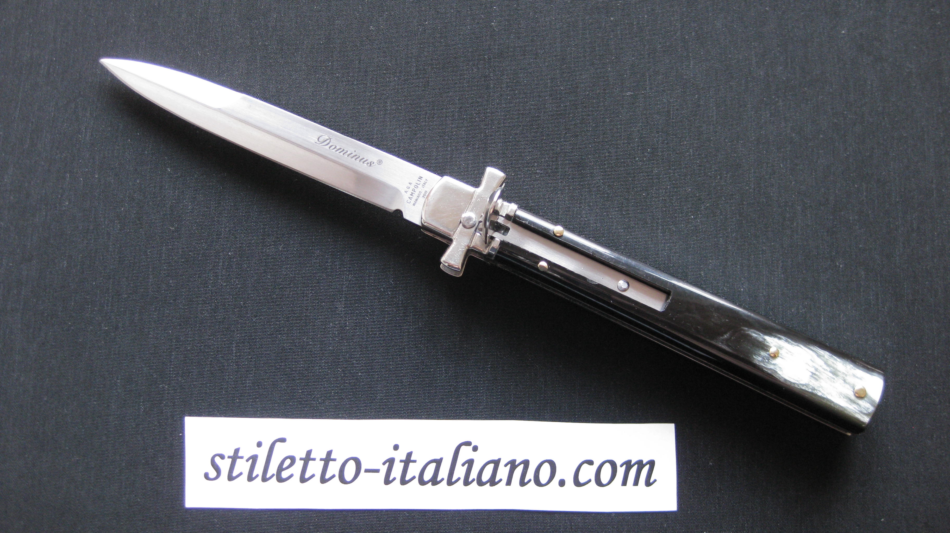 Stiletto 9 Leverletto Dominus Bayonet Brazilian horn AGA Campolin