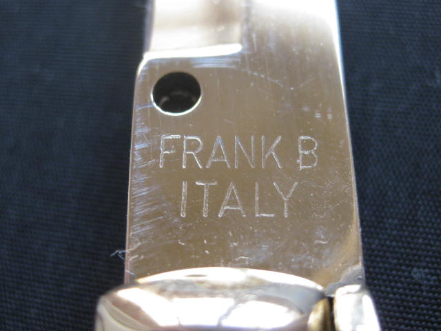 tang stamp FRANK B ITALY