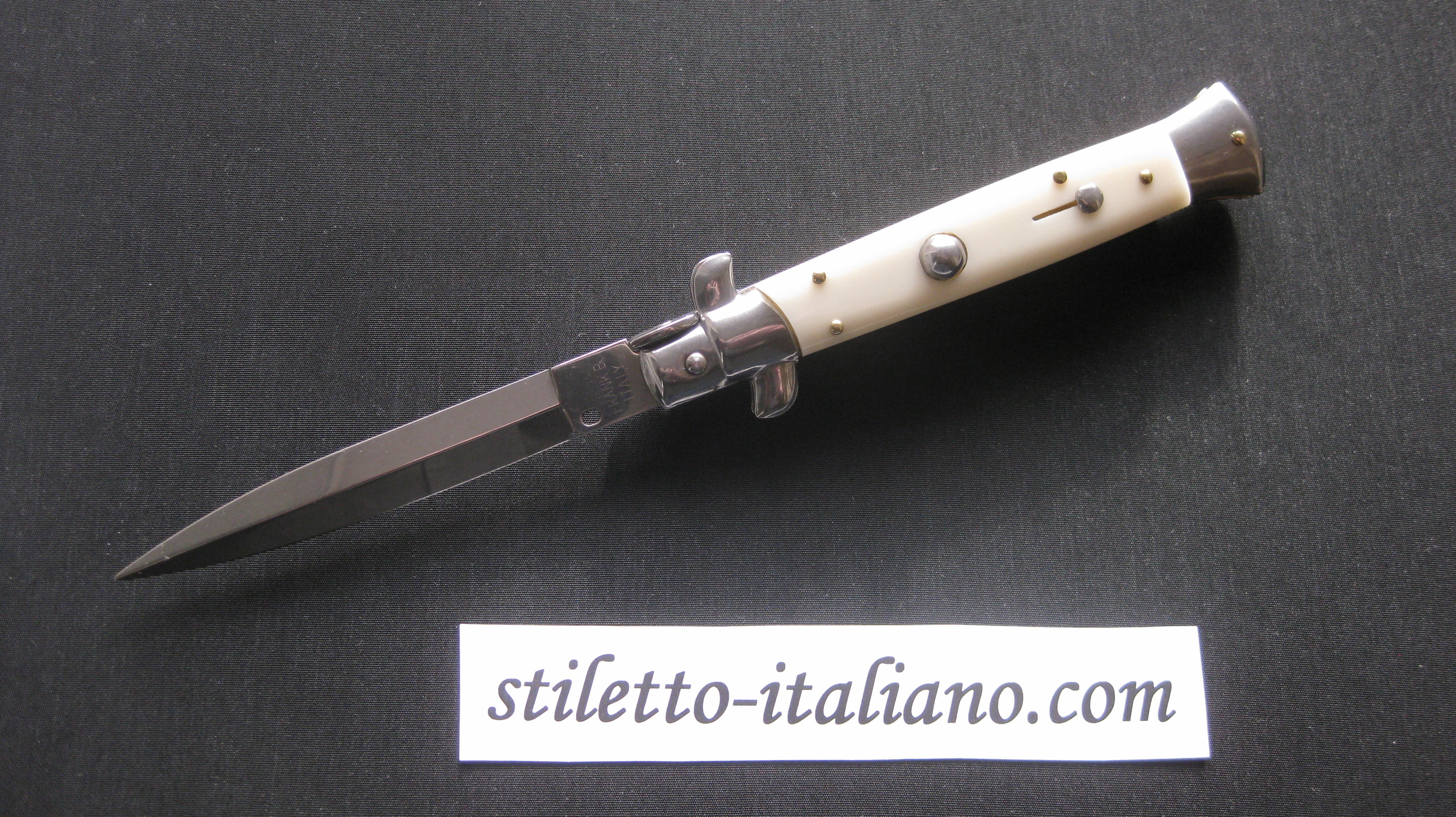 Stiletto 9 Dagger stiletto Imitation Ivory Frank Beltrame