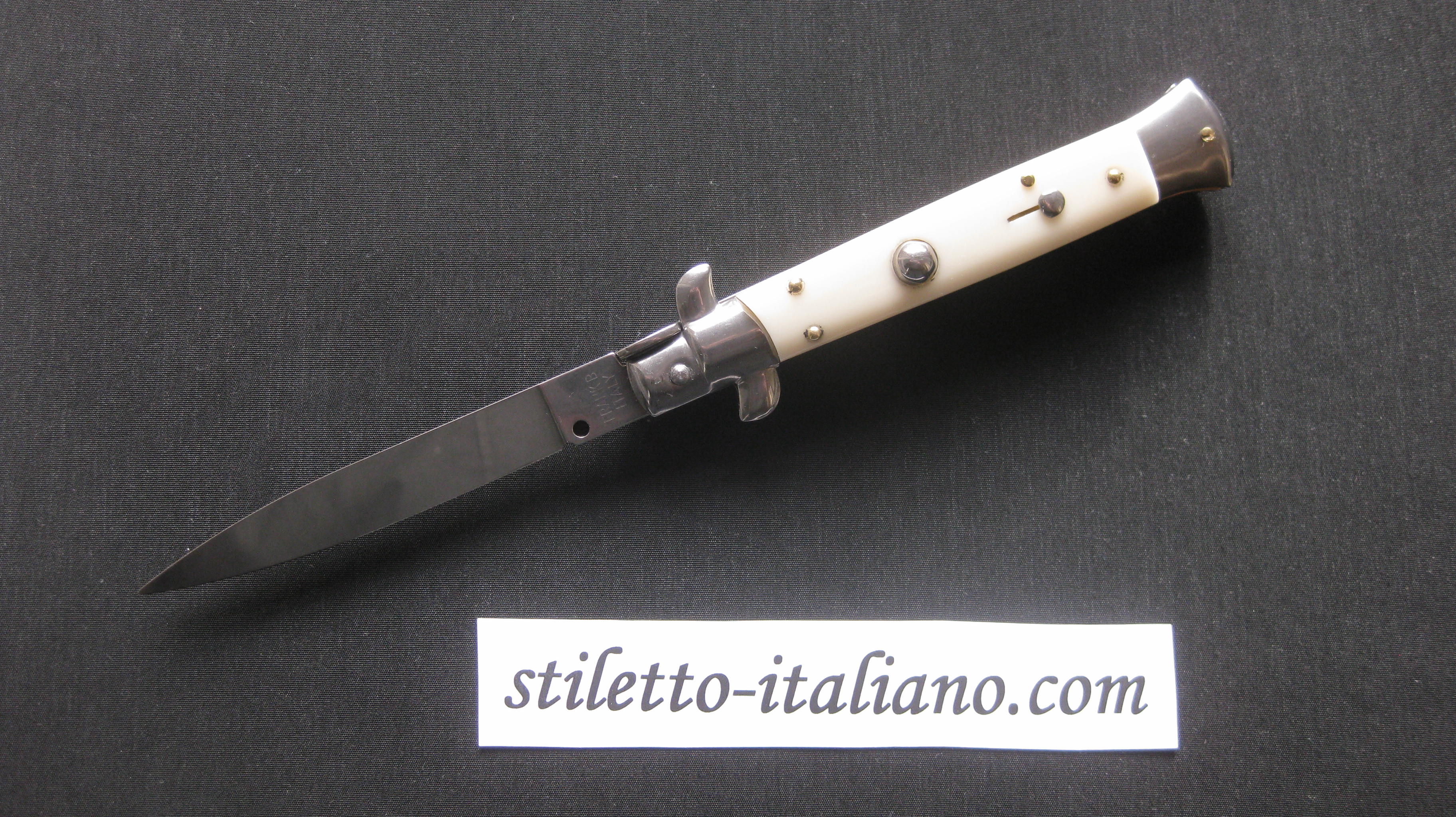 Stiletto 9 Plain stiletto Imitation Ivory Frank Beltrame