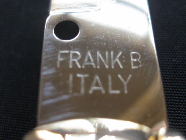 tang stamp FRANK B ITALY