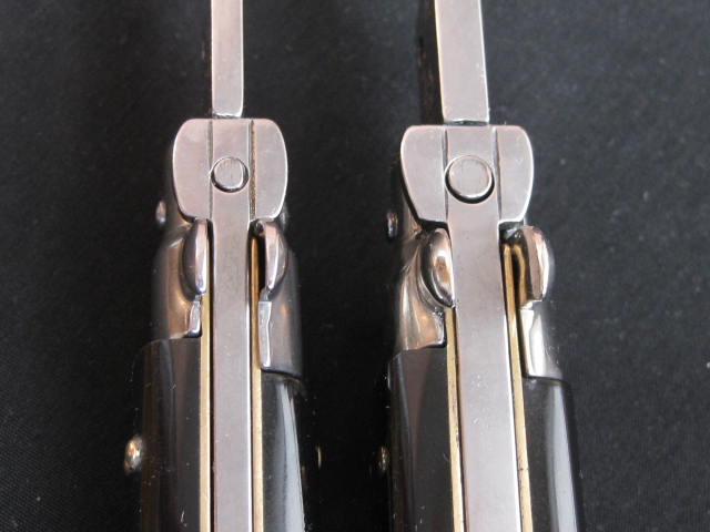 comparing locking tab Beltrame and Latama stiletto